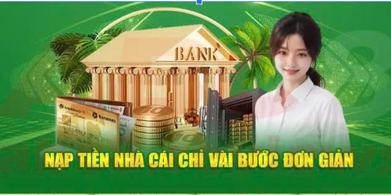 Truy cập và đăng nhập để tiến hành quá trình nạp